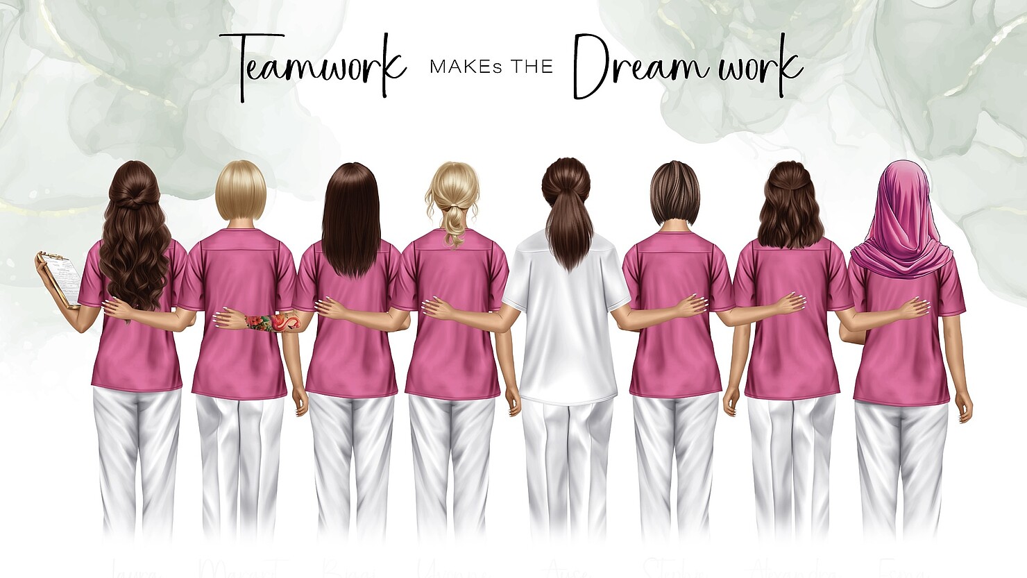 Das Team der Zahnarztpraxis